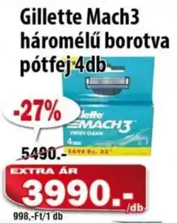 Vianni Drogéria gillette mach3 háromélű borotva ajánlat