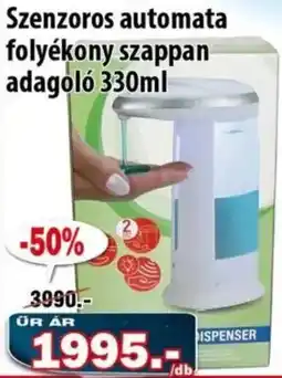 Vianni Drogéria Szenzoros automata folyékony szappan adagoló ajánlat