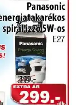 Vianni Drogéria Panasonic energiatakarékos spirálizzó ajánlat