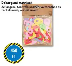Tedi Dekorgumi matricák ajánlat