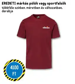 Tedi Ellesse póló ajánlat