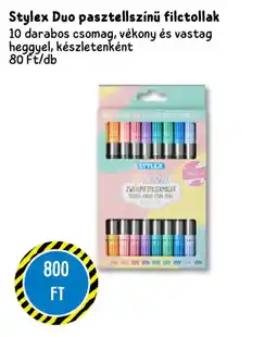 Tedi Stylex Duo pasztellszínű filctollak ajánlat