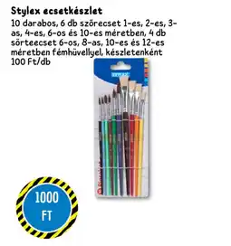Tedi Stylex ecsetkészlet ajánlat