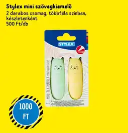 Tedi Stylex mini szövegkiemelő ajánlat