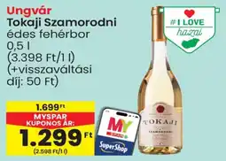 Spar Tokaji szamorodni ajánlat