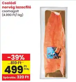 Spar Norvég lazacfilé ajánlat