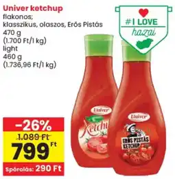 Spar Univer ketchup ajánlat