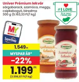 Spar Univer lekvár ajánlat