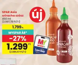 Spar spar sriracha szósz ajánlat