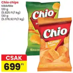 Spar Chio chips ajánlat