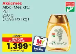 Spar Akácméz ajánlat