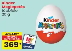 Spar Kinder meglepetés ajánlat