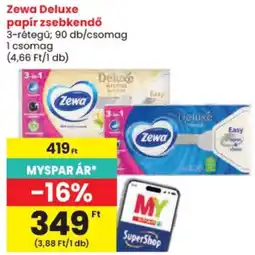 Spar Zewa papír zsebkendő ajánlat