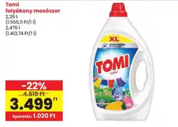 Spar Tomi folyékony mosószer ajánlat