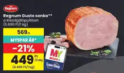 Spar Regnum Gusto sonka ajánlat