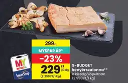 Spar S-budget kenyérsalonna ajánlat