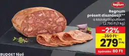 Spar Regnum préselt disznósa ajánlat