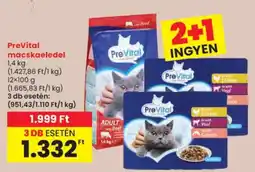 Spar Prevital macskaeledel ajánlat