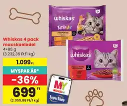 Spar Whiskas macskaeledel ajánlat