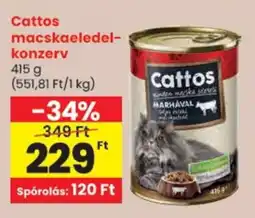 Spar Cattos macskaeledel ajánlat