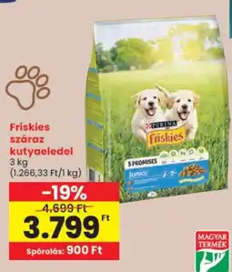 Spar Friskies száraz kutyaeledel ajánlat