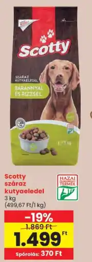 Spar Scotty száraz kutyaeledel ajánlat