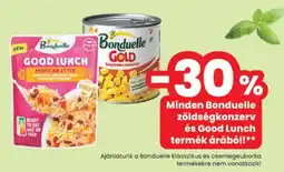 Spar Bonduelle zöldségkonzerv és Good Lunch ajánlat