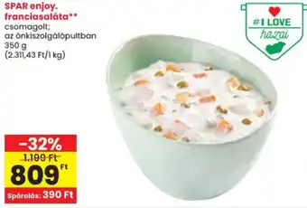 Spar spar enjoy franciasalata ajánlat