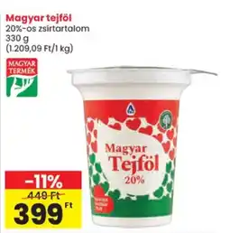Spar Magyar Tejföl ajánlat