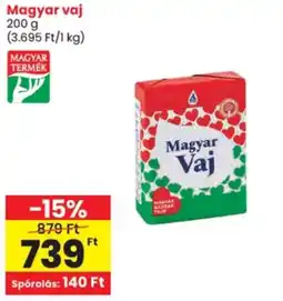 Spar Magyar vaj ajánlat