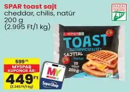 Spar spar toast sajt ajánlat