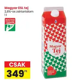 Spar Magyar tej ajánlat
