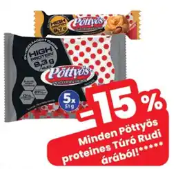 Spar Pöttysös proteines túró rudi ajánlat