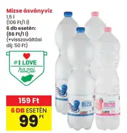 Spar Mizse ásványvíz ajánlat