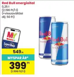 Spar Red Bull energiailtal ajánlat