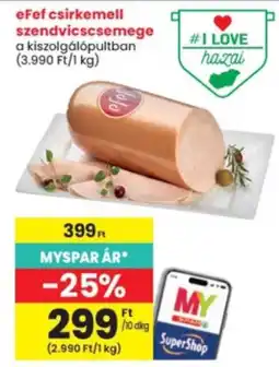 Interspar eFef csirkemell szendvicscsemege ajánlat