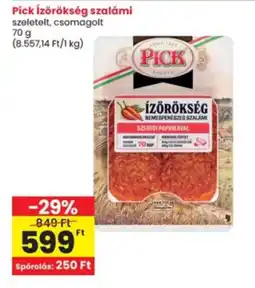 Interspar Pick ízörökség szalámi ajánlat