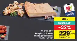 Interspar S-Budget kenyérsalonna ajánlat