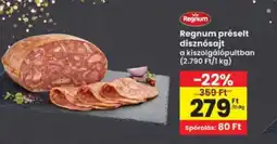 Interspar Regnum préselt disznósa ajánlat