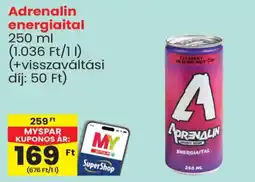 Spar Adrenalin energiaital ajánlat