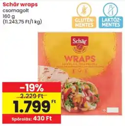 Spar Schar wraps ajánlat