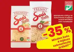 Interspar Premio soós tészta ajánlat