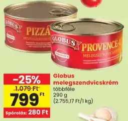 Spar Globus melegszendvicskrém ajánlat