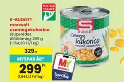Spar S budget csemegekukorica ajánlat