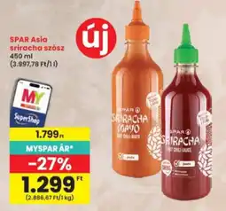 Interspar spar sriracha szósz ajánlat