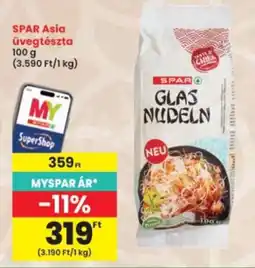 Interspar spar glas nudeln ajánlat
