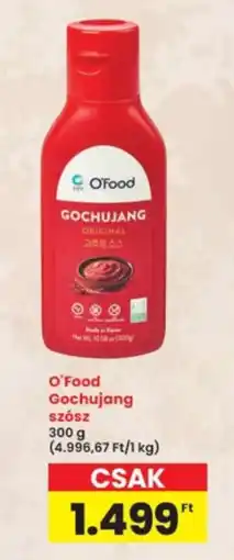 Interspar O'food gochujang szósz ajánlat
