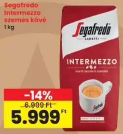 Interspar Segafredo intermezzo kávé ajánlat