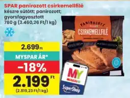 Interspar spar panírozott csirkemellfilé ajánlat