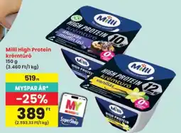 Interspar Milli high protein krémtúró ajánlat